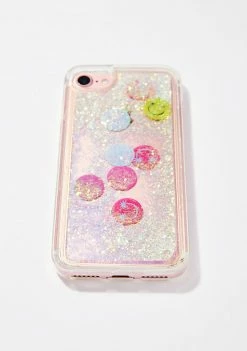 Skinnydip Smiley Glitter IPhone Case