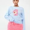 Skinnydip X Care Bears Love A Lot Bear Crop Sweater