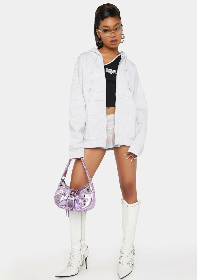 Coupon 🎁 Skinnydip Tops X Bratz Printed Oversized Zip Through Hoodie 🌟 5 Skinnydip Tops X Bratz Printed Oversized Zip Through Hoodie