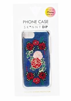 Skinnydip Denim Floral IPhone Case