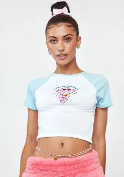 Skinnydip Tops X Care Bears Opinion Crop Tee