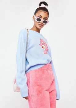 Skinnydip X Care Bears Love A Lot Bear Crop Sweater