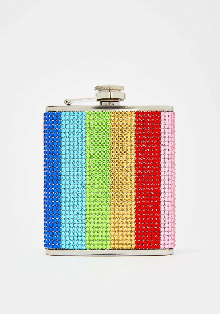Best Pirce π Skinnydip Rainbow Gem Hip Flask π 2 Skinnydip Rainbow Gem Hip Flask