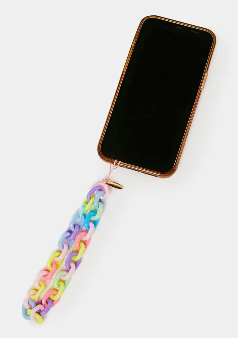 Brand new ๐ Skinnydip Multi Chain Beaded Phone Strap Other Shit ๐ 4 Skinnydip Multi Chain Beaded Phone Strap Other Shit