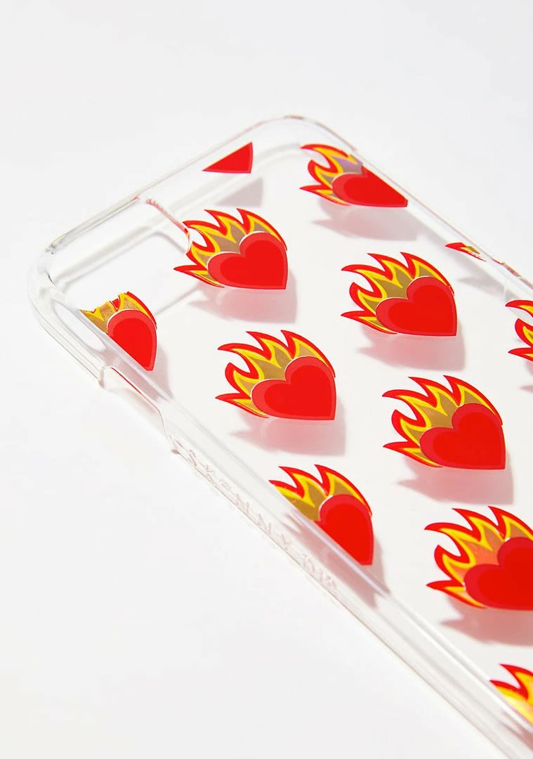 Hot Sale ๐ Skinnydip Other Shit Flame Heart IPhone Case โจ 5 Skinnydip Other Shit Flame Heart IPhone Case