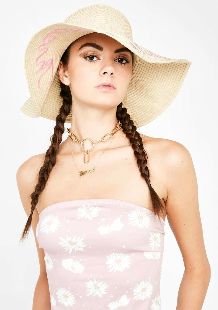 Best Sale ⌛ Skinnydip Throwing Shade Straw Hat Hats 🔥 4 Skinnydip Throwing Shade Straw Hat Hats