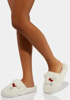 Skinnydip X Hello Kitty Fluffy Slippers