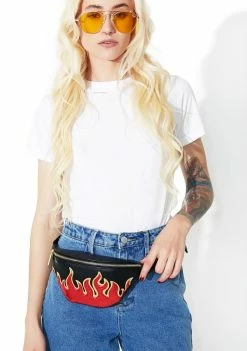 Skinnydip Bags & Wallets Flame Detail Bumbag
