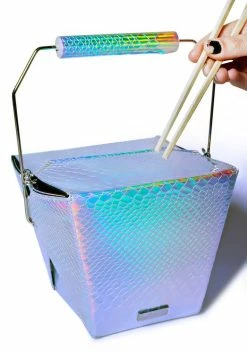 Skinnydip Holographic Take Out Bag Bags & Wallets