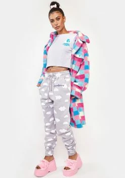 Skinnydip X Care Bears Cloudy Oversized Joggers Bottoms