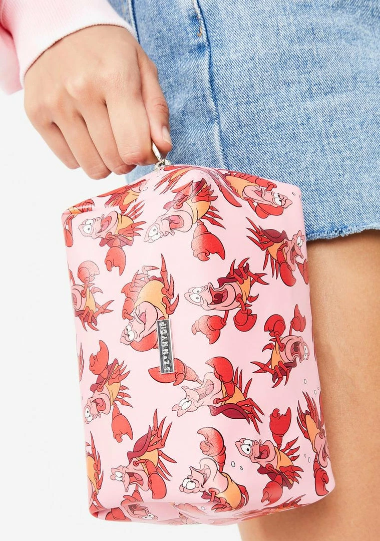 Brand new ๐ Skinnydip X Disney Sebastian Makeup Bag ๐ 3 Skinnydip X Disney Sebastian Makeup Bag