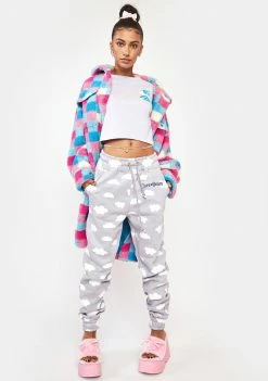 Skinnydip X Care Bears Cloudy Oversized Joggers Bottoms